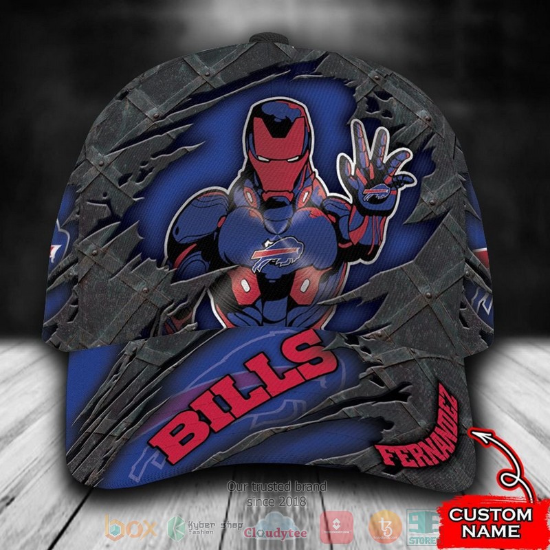 Personalized_Buffalo_Bills_Iron_Man_NFL_Custom_name_Cap