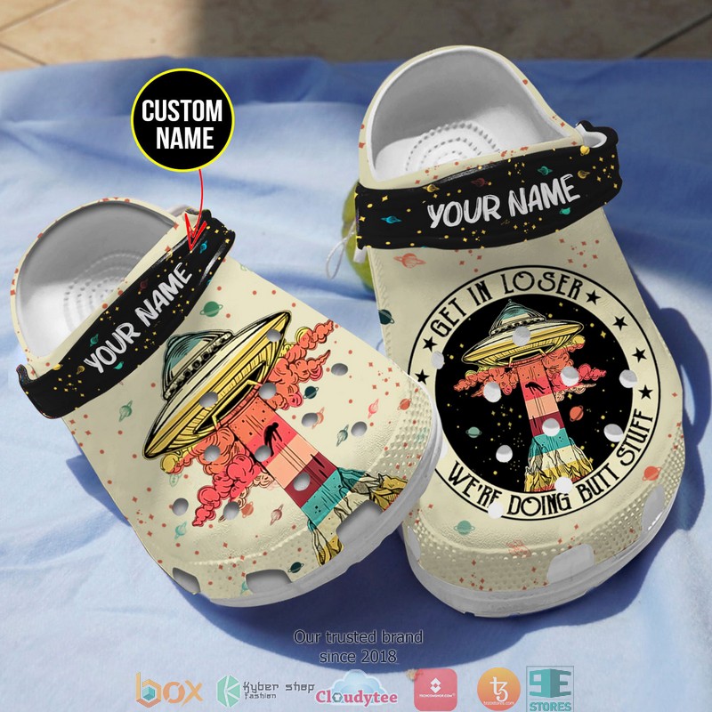 Personalized_Camping_Alien_Get_In_Loser_Crocband_Shoes