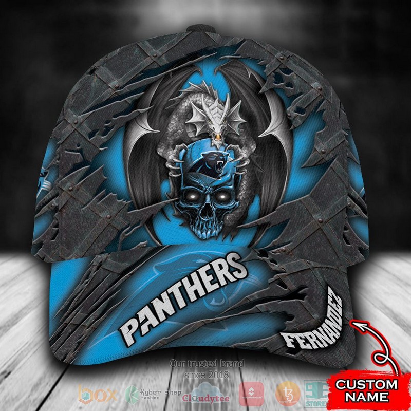 Personalized_Carolina_Panthers_Dragon_NFL_Custom_name_Cap