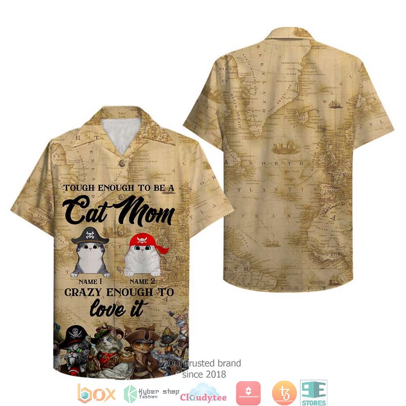 Personalized_Cat_Mom_Tough_Enough_To_Be_A_Cat_Mom_Hawaiian_shirt