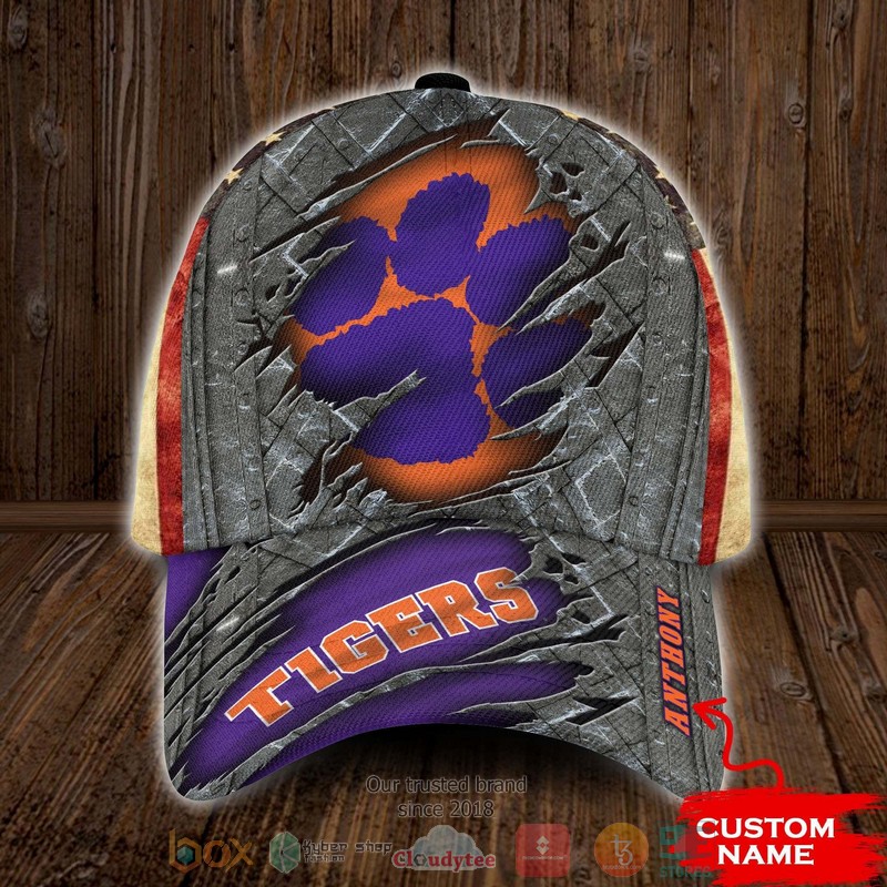 Personalized_Clemson_Tigers_NCAA_Custom_Cap