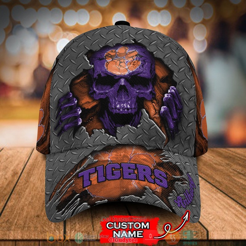 Personalized_Clemson_Tigers_Skull_NCAA_Custom_name_Cap-1