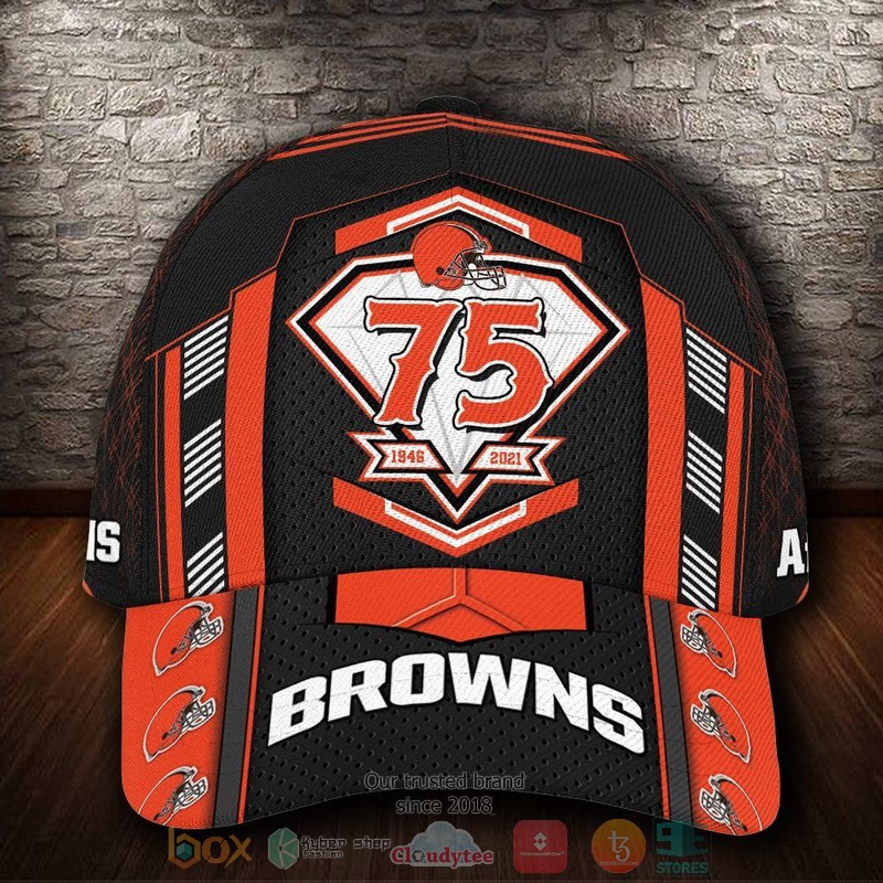 Personalized_Cleveland_Browns_Anniversary_NFL_Custom_Cap