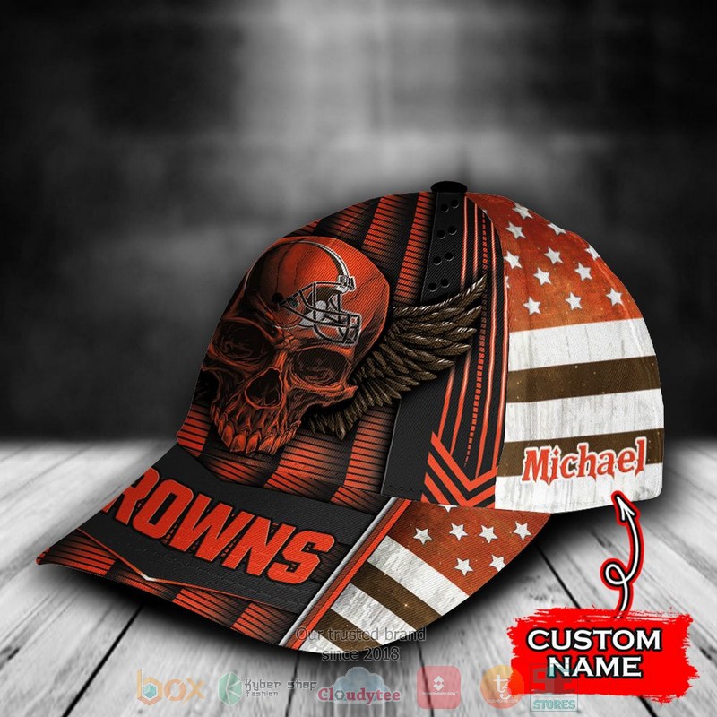 Personalized_Cleveland_Browns_Skull_NFL_Custom_name_Cap_1