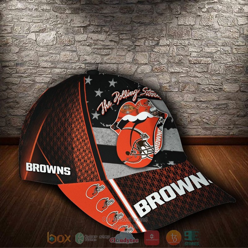 Personalized_Cleveland_Browns_The_Rolling_Stones_NFL_Custom_Cap_1