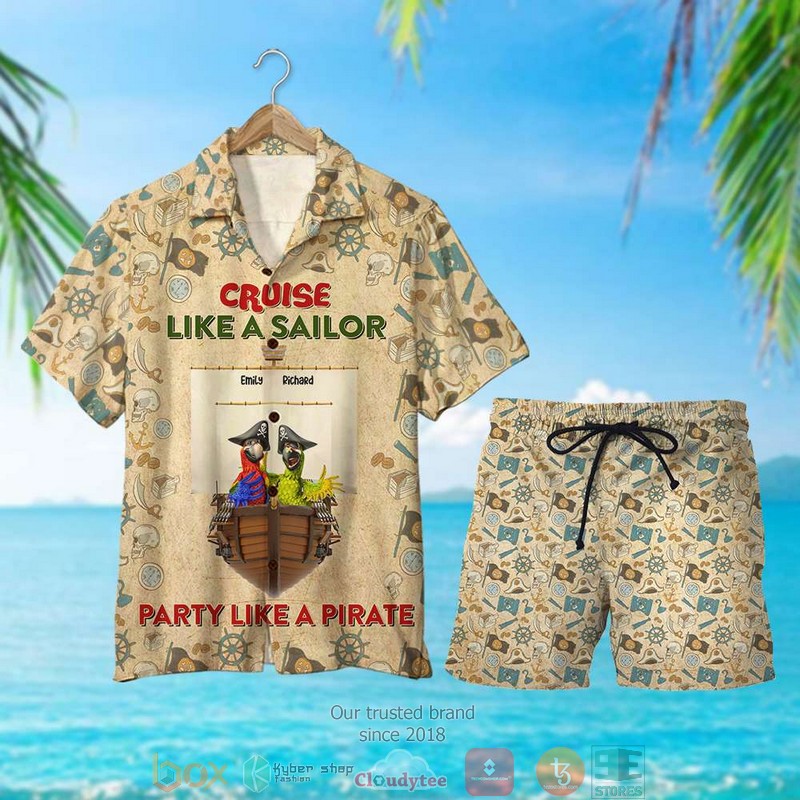 Personalized_Cruising_Cruise_Like_A_Sailor_Party_Like_A_Pirate_Hawaiian_Shirt_Short_1