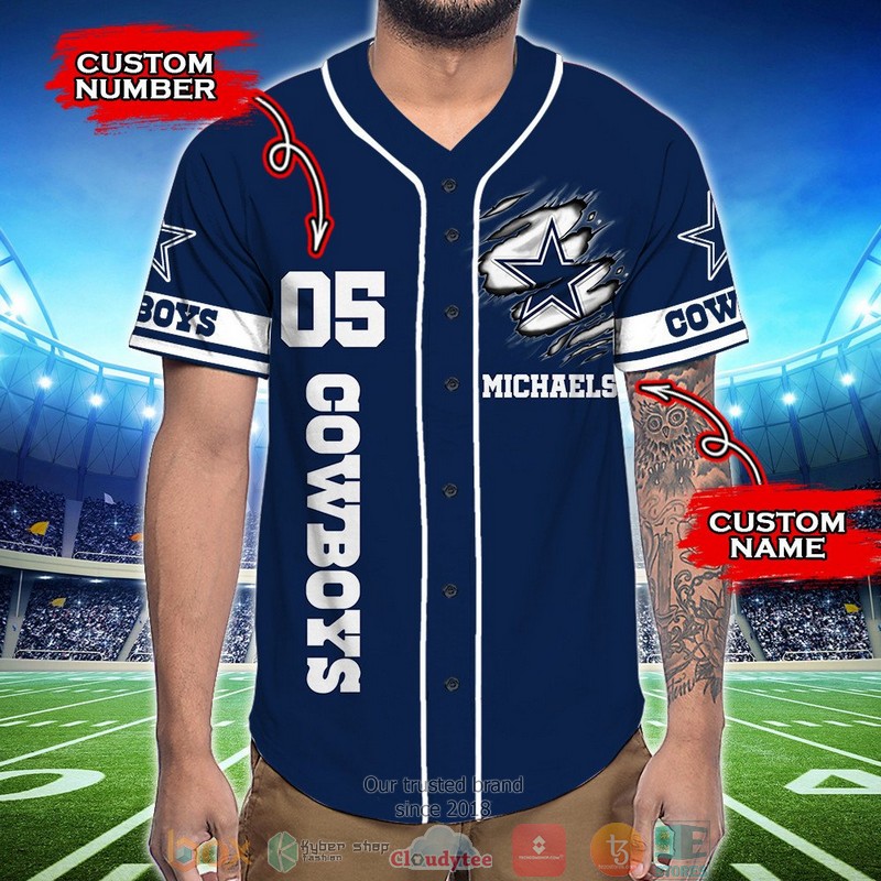 Personalized_Dallas_Cowboys_NFL_Baseball_Jersey_Shirt_1