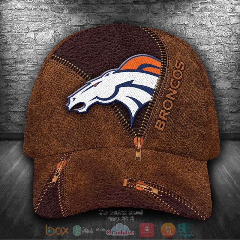 Personalized_Denver_Broncos_NFL_Custom_zipper_brown_Cap