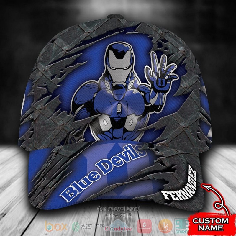 Personalized_Duke_Blue_Devils_Iron_Man_NCAA_Custom_name_Cap