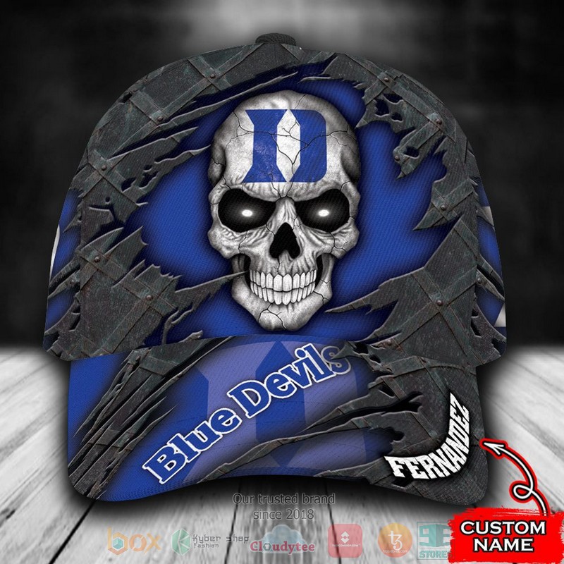Personalized_Duke_Blue_Devils_Skull_NCAA_Custom_name_Cap