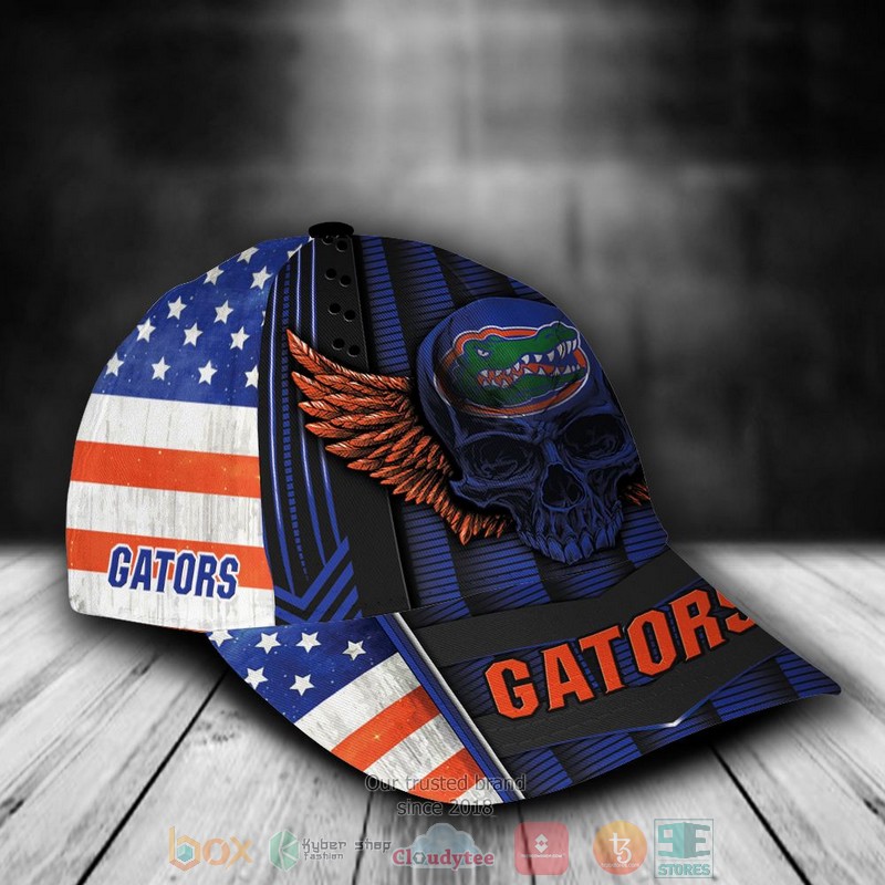 Personalized_Florida_Gators_Skull_Wing_NCAA_Custom_name_Cap_1