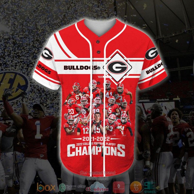 Personalized_Georgia_Bulldogs_NCAA1_college_football_playoff_21-22_Red_Baseball_Jersey_Shirt_1