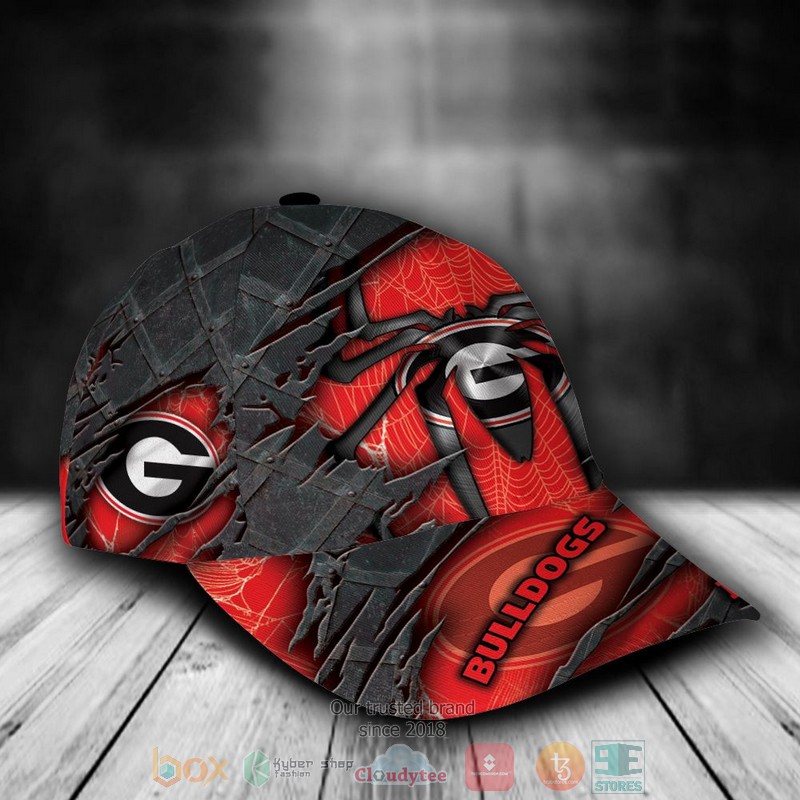 Personalized_Georgia_Bulldogs_Spiderman_NCAA_Custom_name_Cap_1