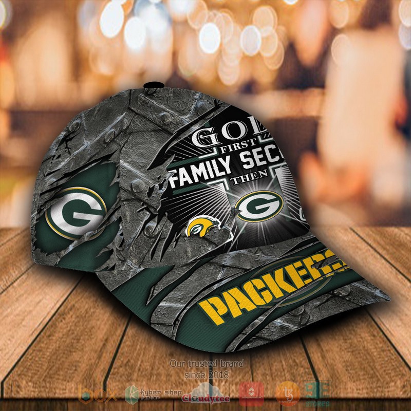 Personalized_God_First_Family_Second_Then_Green_Bay_Packers_NFL_Custom_name_Cap_1