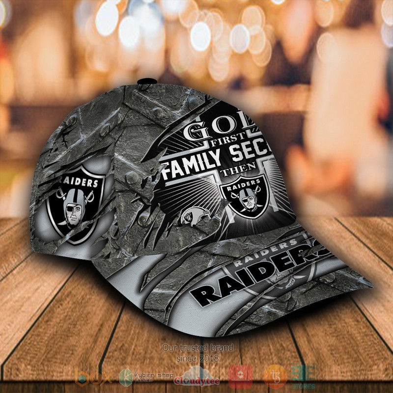 Personalized_God_First_Family_Second_Then_Las_Vegas_Raiders_NFL_Custom_name_Cap_1