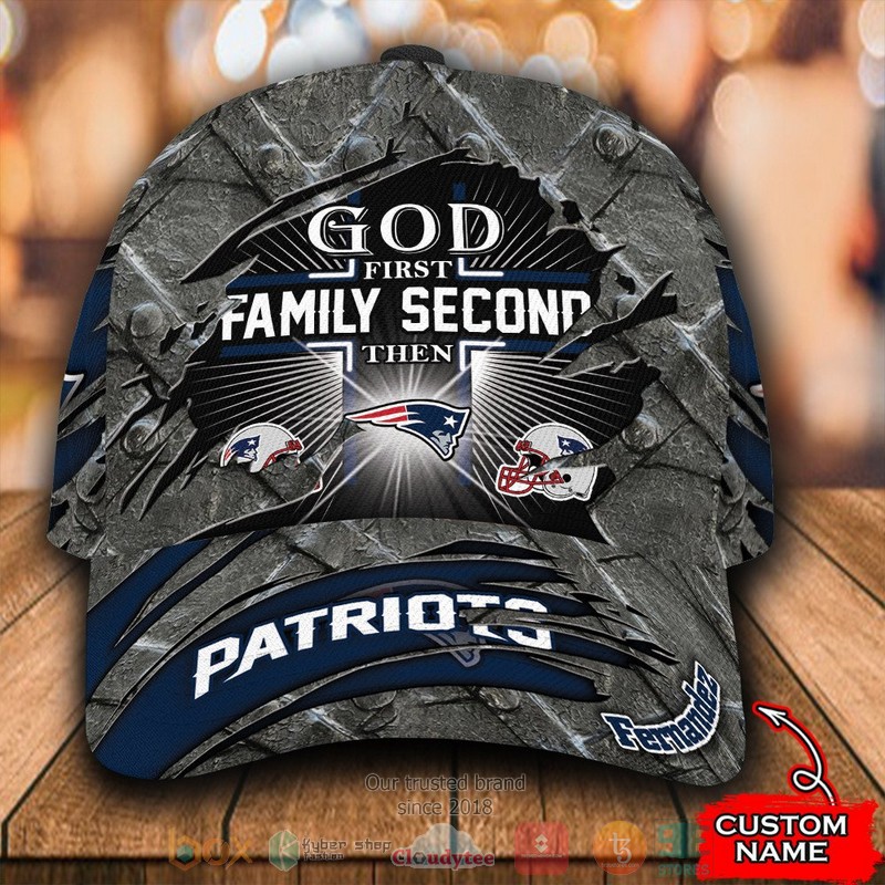 Personalized_God_First_Family_Second_Then_New_England_Patriots_NFL_Custom_name_Cap