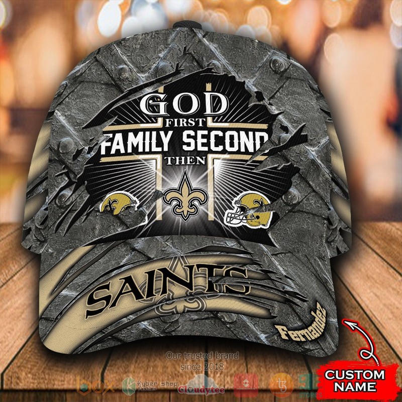 Personalized_God_First_Family_Second_Then_New_Orleans_Saints_NFL_Custom_name_Cap
