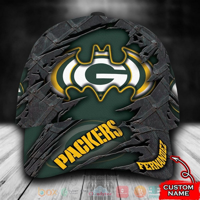 Personalized_Green_Bay_Packers_Batman_NFL_Custom_name_Cap
