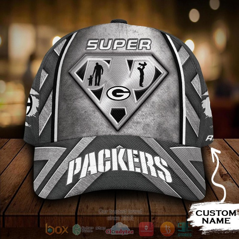 Personalized_Green_Bay_Packers_NFL_Superman_Dad_Custom_Cap