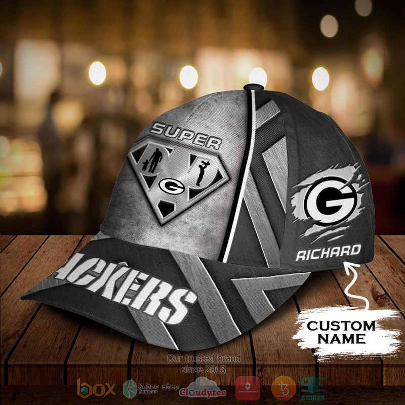 Personalized_Green_Bay_Packers_NFL_Superman_Dad_Custom_Cap_1