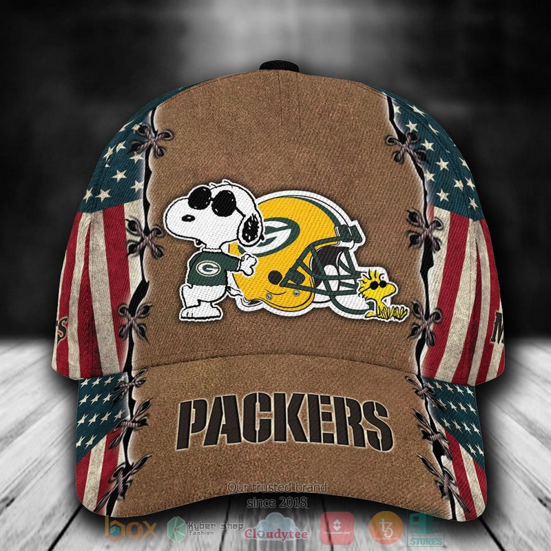 Personalized_Green_Bay_Packers_Snoopy_NFL_Custom_Cap