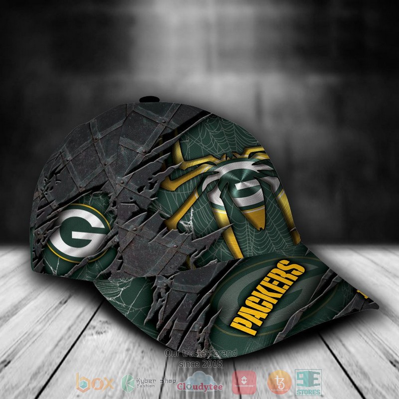 Personalized_Green_Bay_Packers_Spider_Man_NFL_Custom_name_Cap_1
