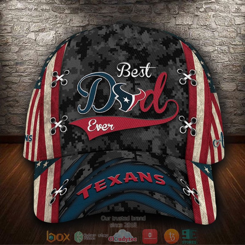 Personalized_Houston_Texans_Best_Dad_NFL_Custom_name_Cap