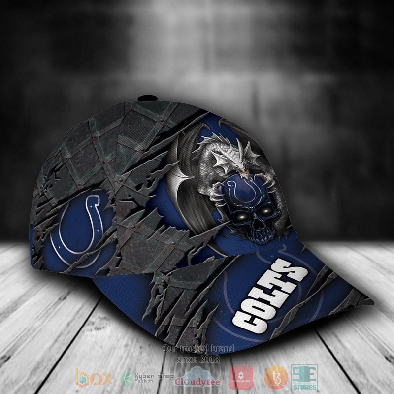 Personalized_Indianapolis_Colts_Dragon_NFL_Custom_name_Cap_1