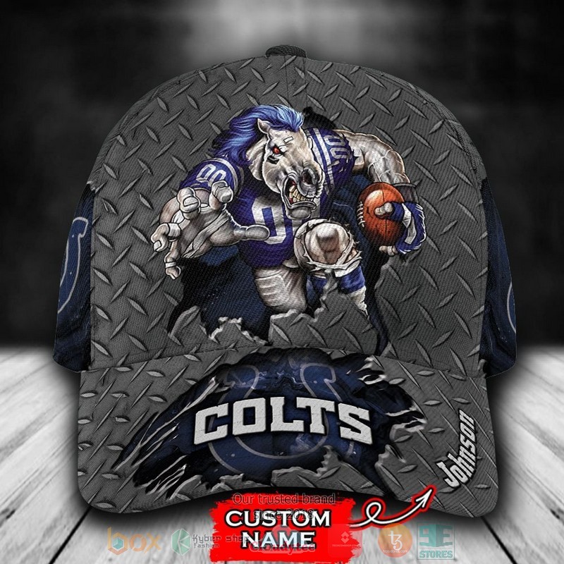 Personalized_Indianapolis_Colts_Mascot_NFL_Custom_Cap