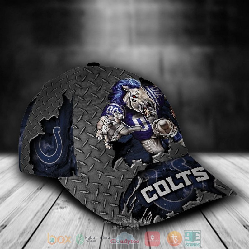 Personalized_Indianapolis_Colts_Mascot_NFL_Custom_Cap_1