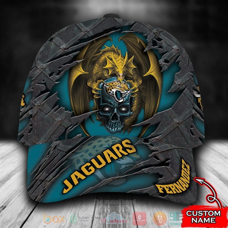 Personalized_Jacksonville_Jaguars_Dragon_NFL_Custom_name_Cap