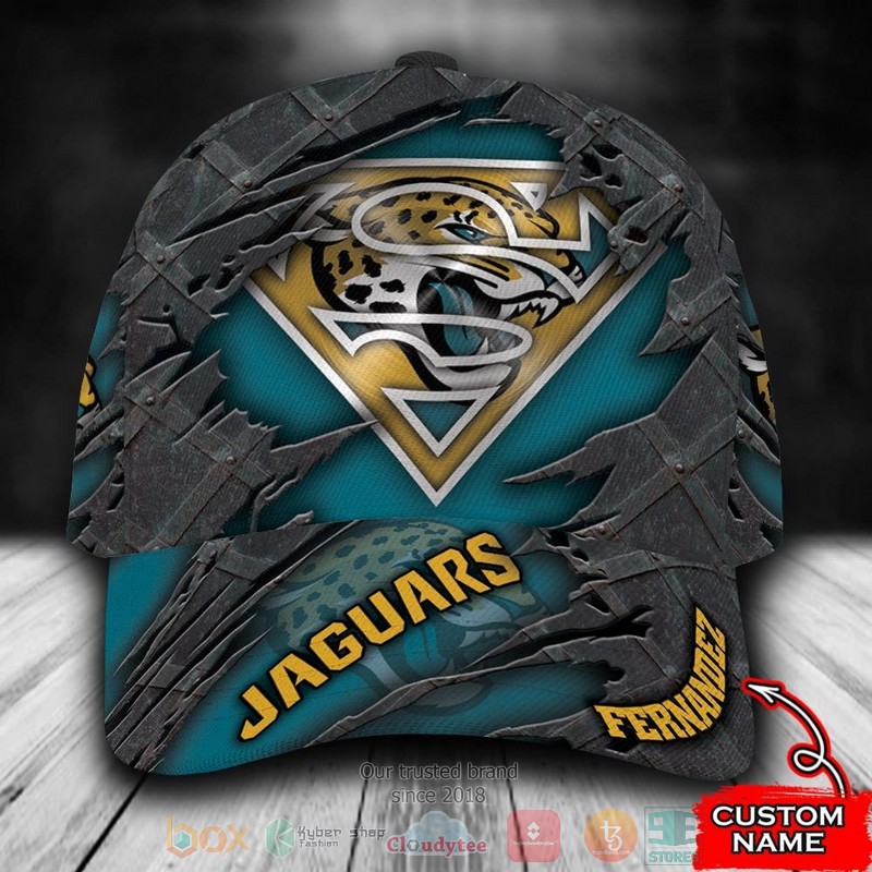 Personalized_Jacksonville_Jaguars_Superman_NFL_Custom_name_Cap