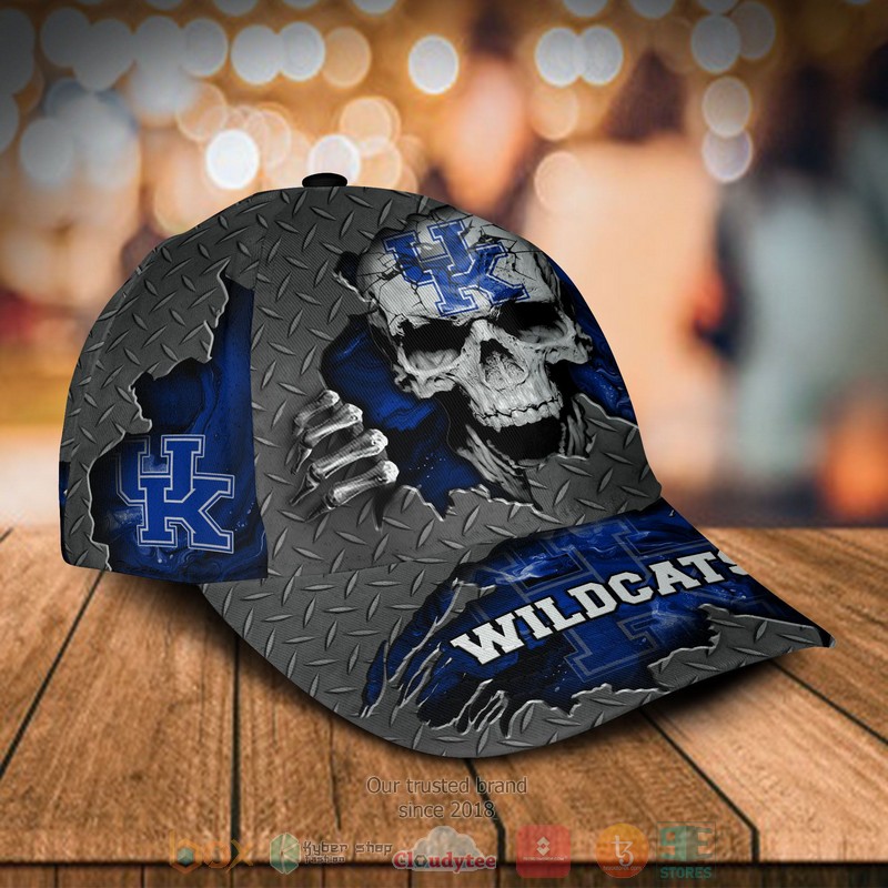 Personalized_Kentucky_Wildcats_Skull_NCAA_Custom_Cap_1