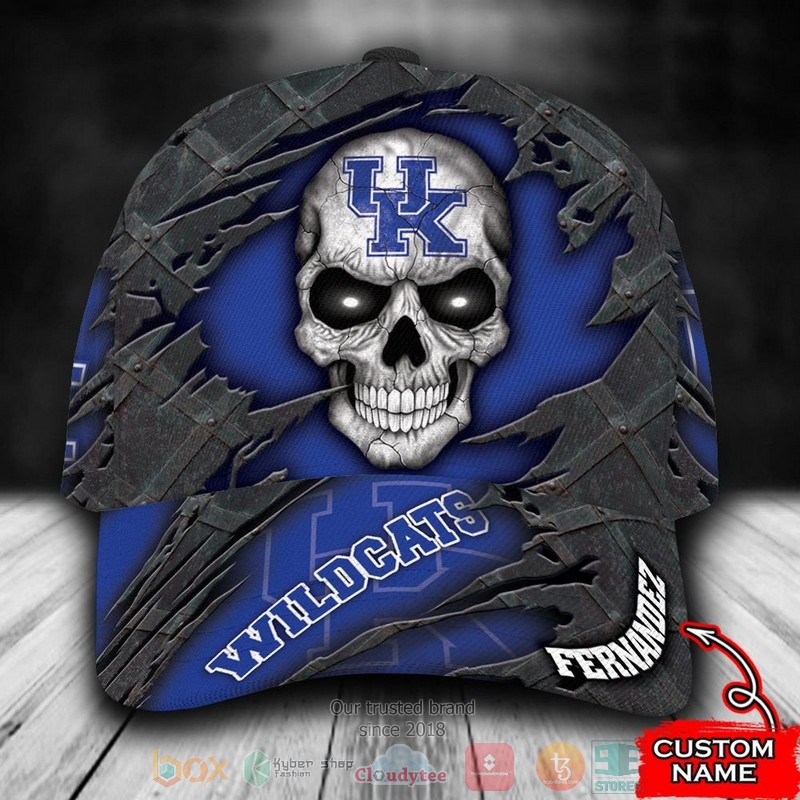Personalized_Kentucky_Wildcats_Skull_NCAA_Custom_name_Cap