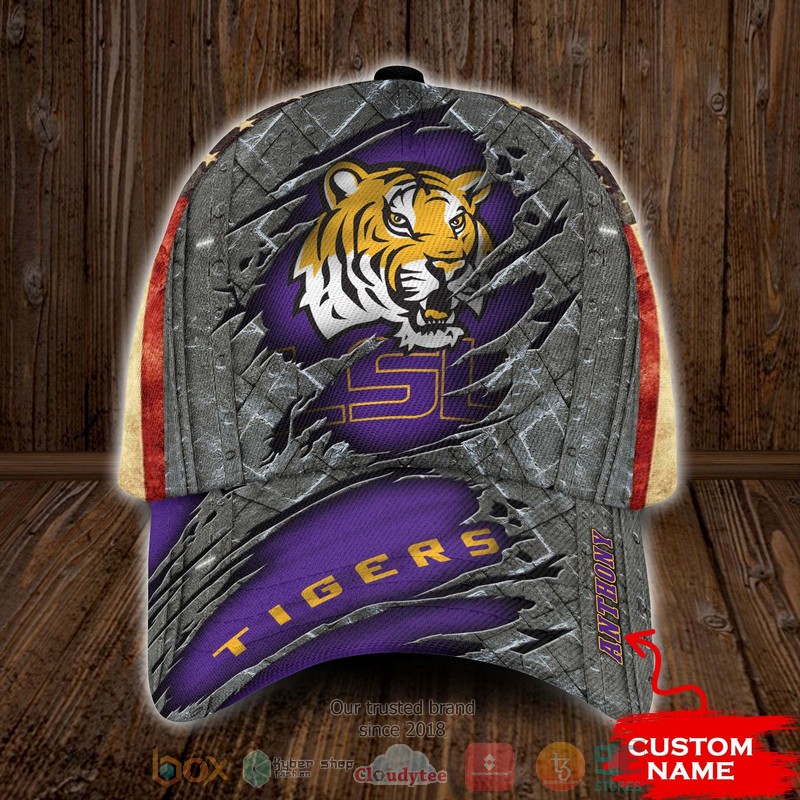 Personalized_LSU_Tigers_NCAA_Custom_Cap