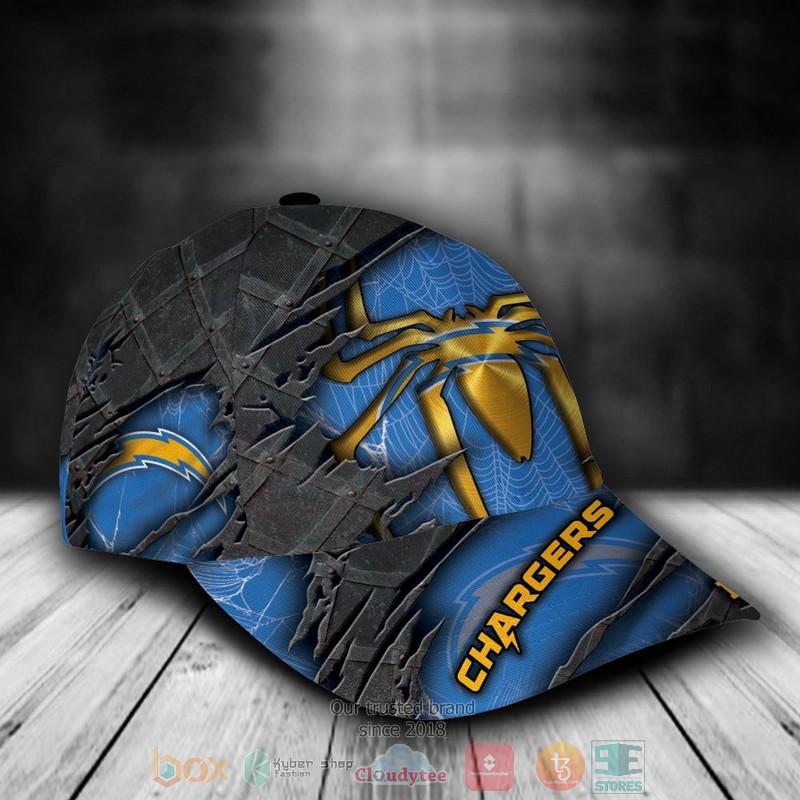 Personalized_Los_Angeles_Chargers_Spider_Man_NFL_Custom_name_Cap_1
