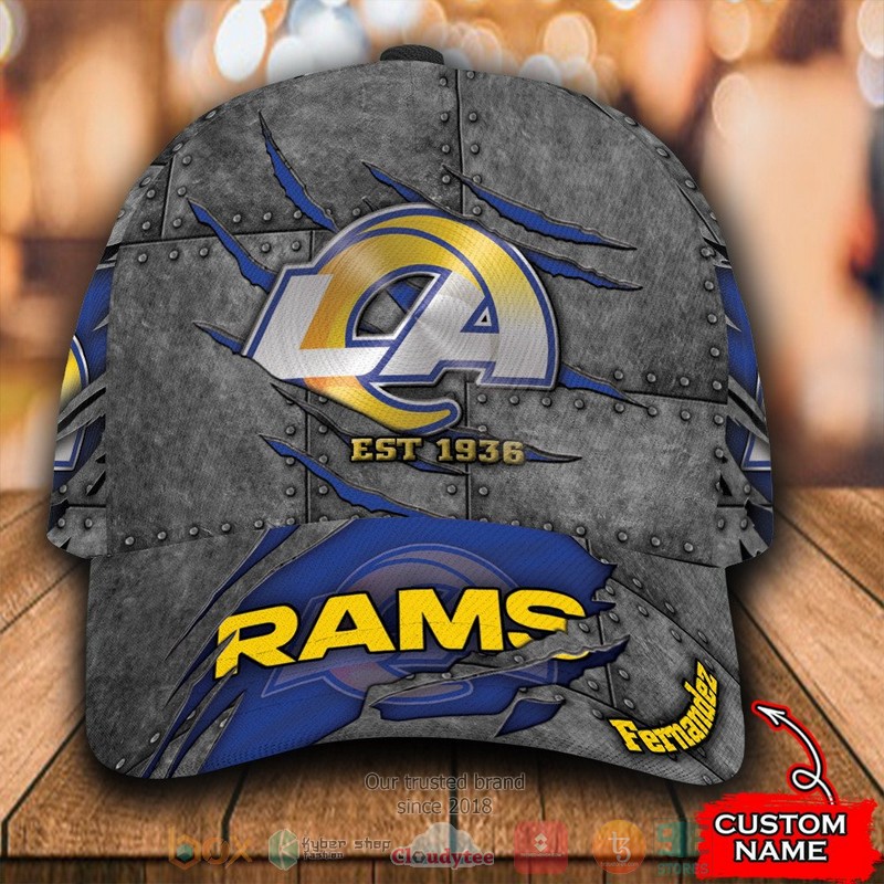 Personalized_Los_Angeles_Rams_NFL_Custom_name_Cap