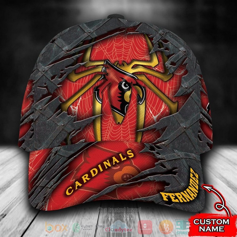 Personalized_Louisville_Cardinals_Spiderman_NCAA_Custom_name_Cap