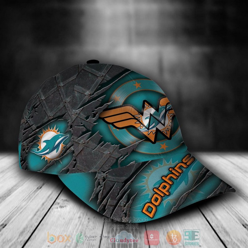 Personalized_Miami_Dolphins_Wonder_Woman_NFL_Custom_name_Cap_1