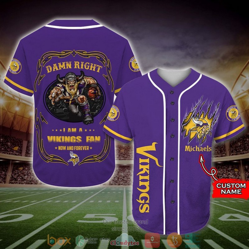 Personalized_Minnesota_Vikings_Mascot_NFL_Baseball_Jersey_Shirt
