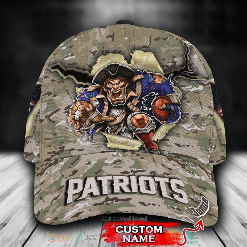 Personalized_New_England_Patriots_CAMO_Mascot_NFL_Custom_Cap