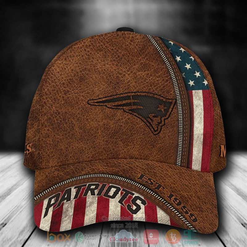 Personalized_New_England_Patriots_Est_1959_American_Flag_NFL_Custom_name_Cap_1