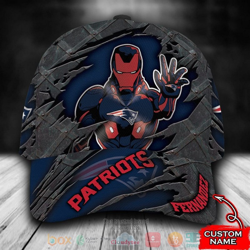 Personalized_New_England_Patriots_Iron_Man_NFL_Custom_name_Cap