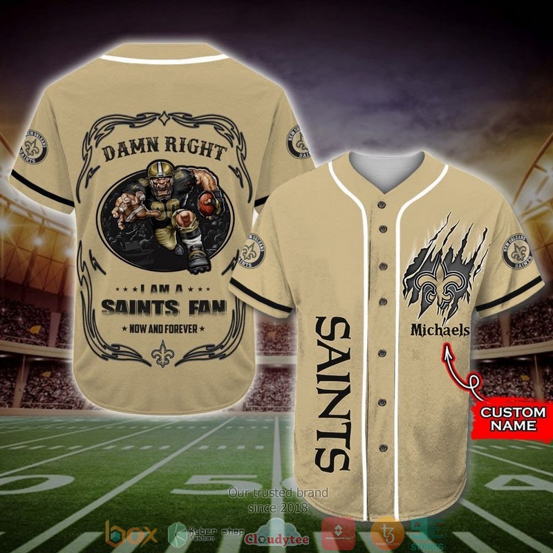Personalized_New_Orleans_Saints_Mascot_NFL_Baseball_Jersey_Shirt