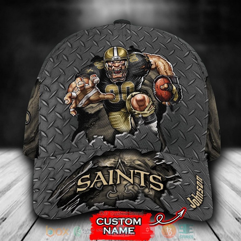 Personalized_New_Orleans_Saints_Mascot_NFL_Custom_Cap