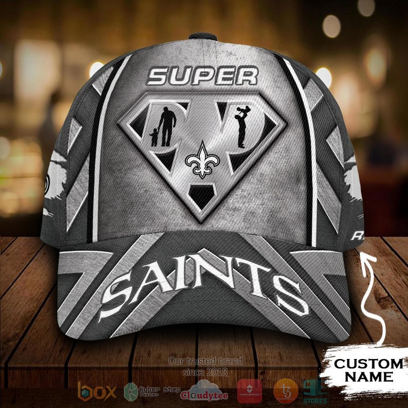 Personalized_New_Orleans_Saints_NFL_Superman_Dad_Custom_Cap