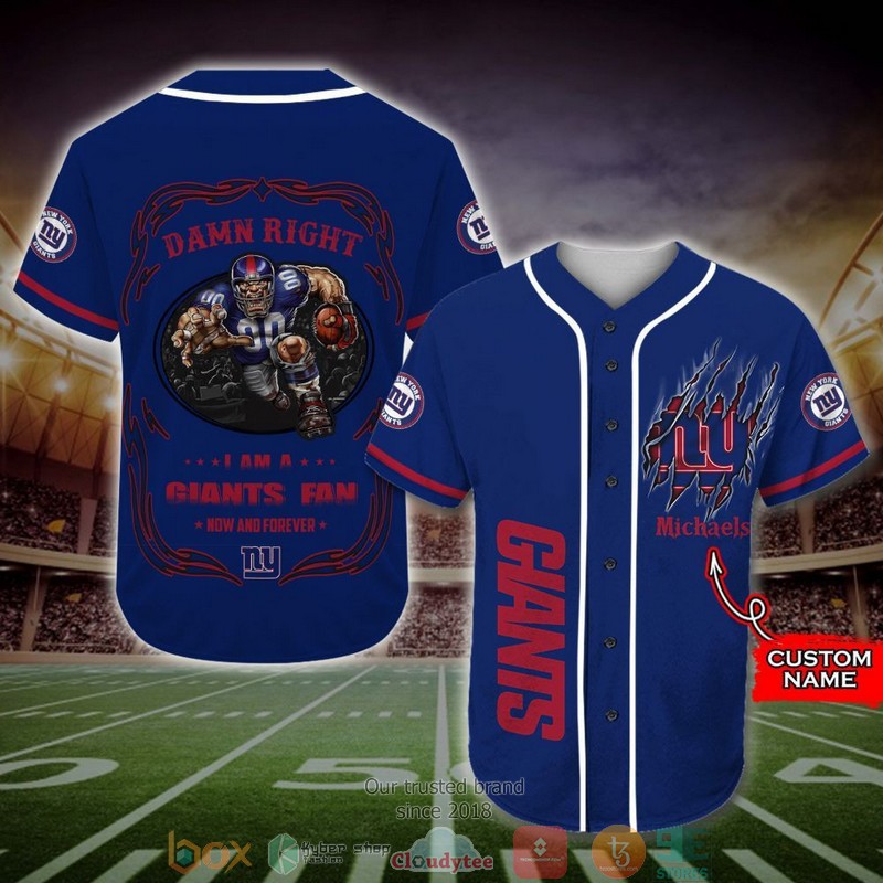 Personalized_New_York_Giants_Mascot_NFL_Baseball_Jersey_Shirt