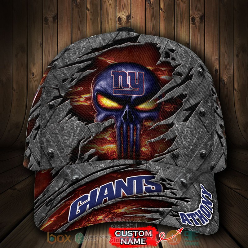 Personalized_New_York_Giants_Skull_NFL_Custom_Cap