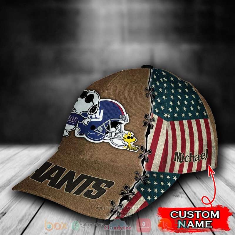 Personalized_New_York_Giants_Snoopy_NFL_Custom_Cap_1