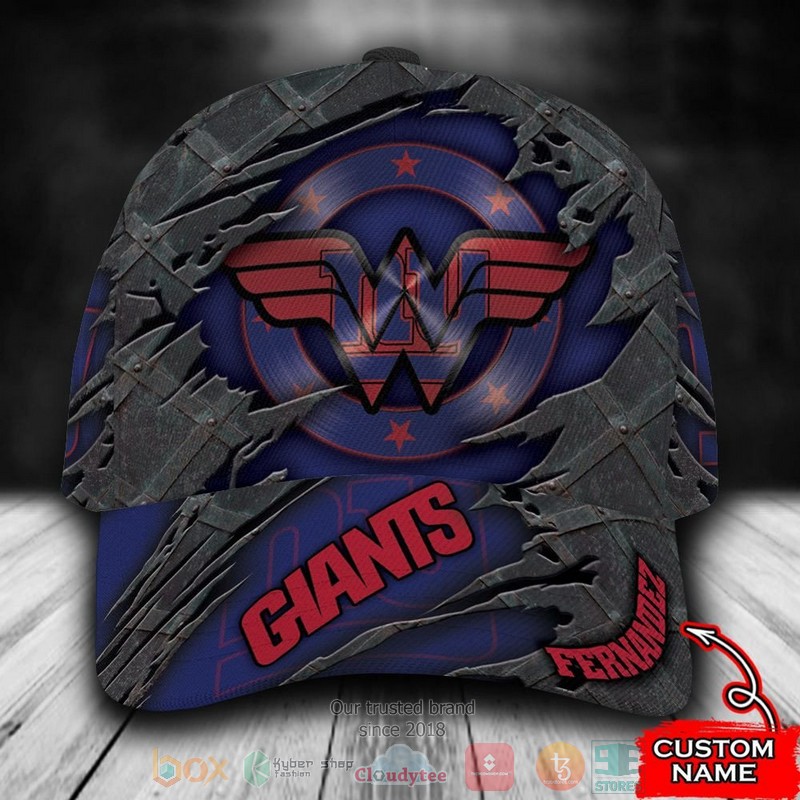 Personalized_New_York_Giants_Wonder_Woman_NFL_Custom_name_Cap
